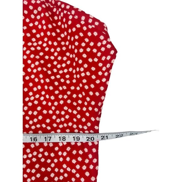 Shein Women's Red Loose Floral Dress - Picture 4 of 5